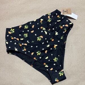 PINK Victoria's Secret Citrus Print Bikini Bottom